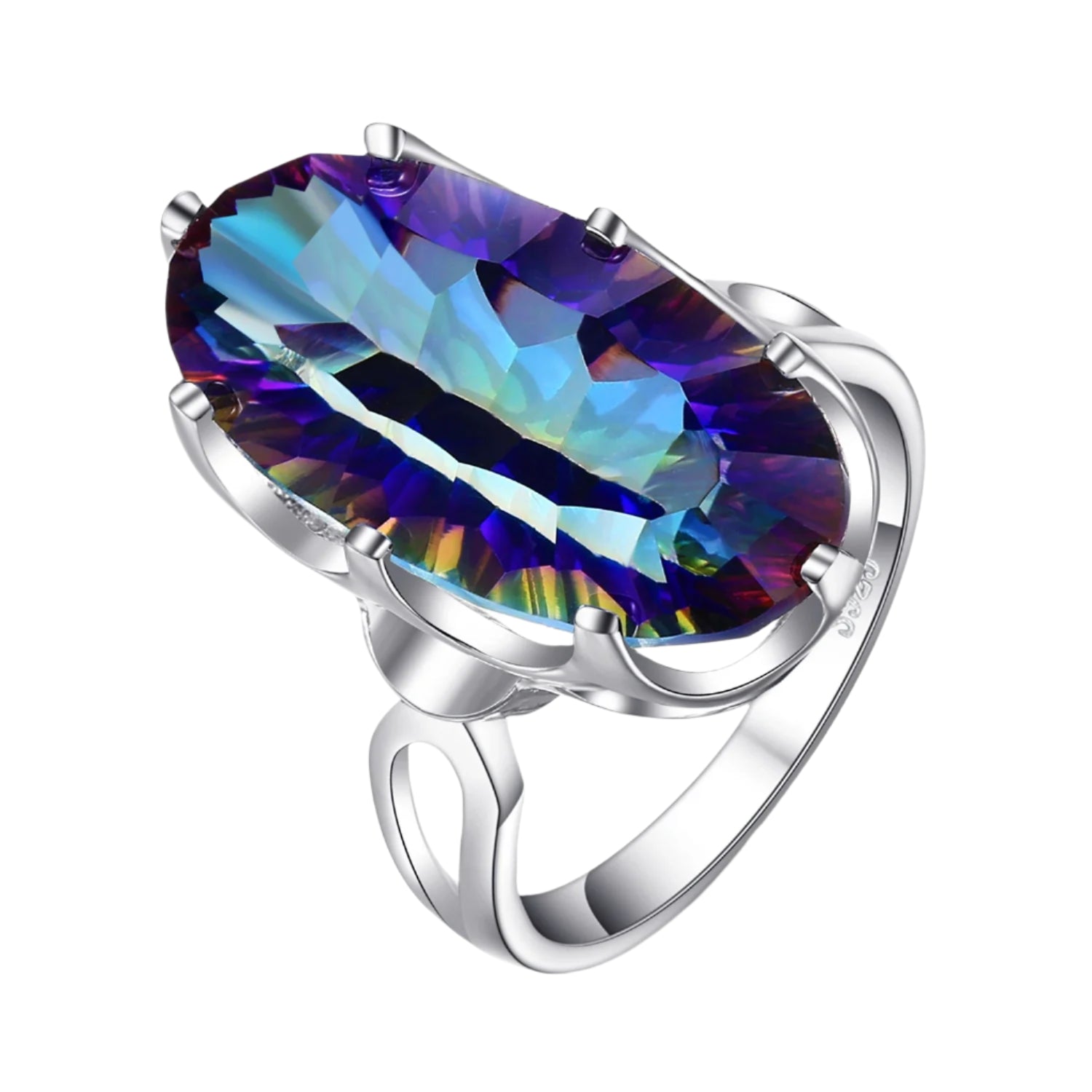 AVERLLA™ Radiant Mystic Quartz Sterling Ring