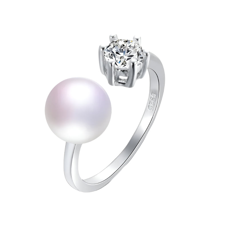 AVERLLA™ Elegant Natural Pearl Wedding Ring