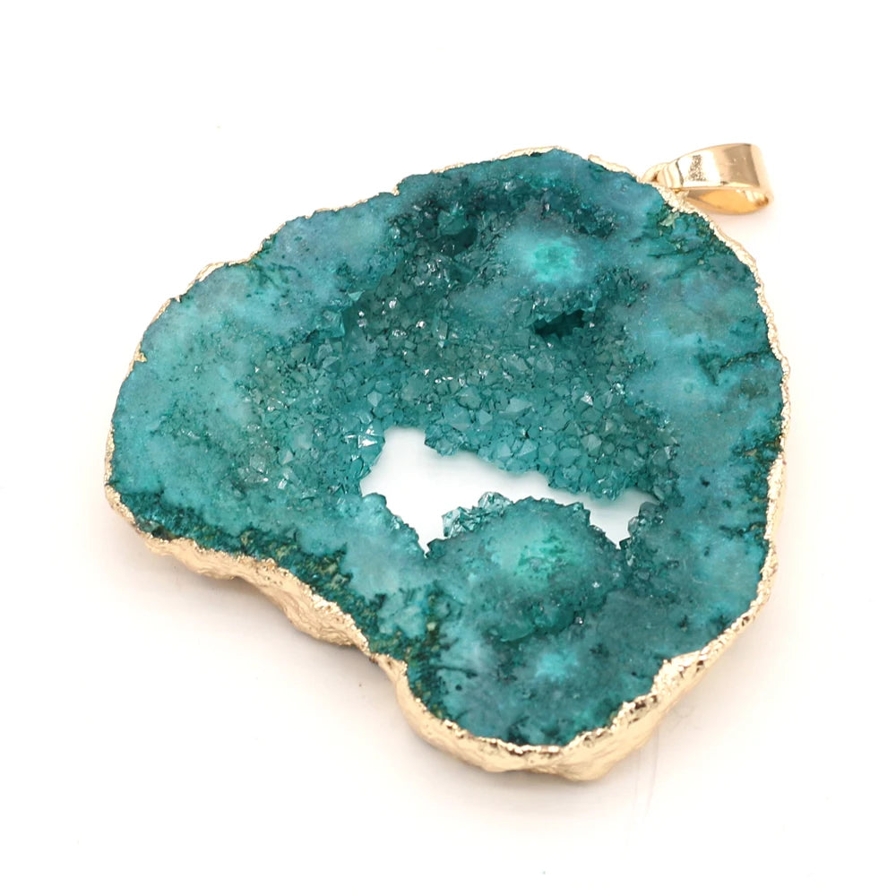 AVERLLA™ Mystic Druzy Crystal Natural Stone Pendants