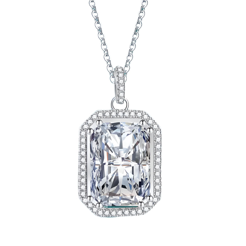 AVERLLA™ Rectangle Zircon Pendant Necklace for Women