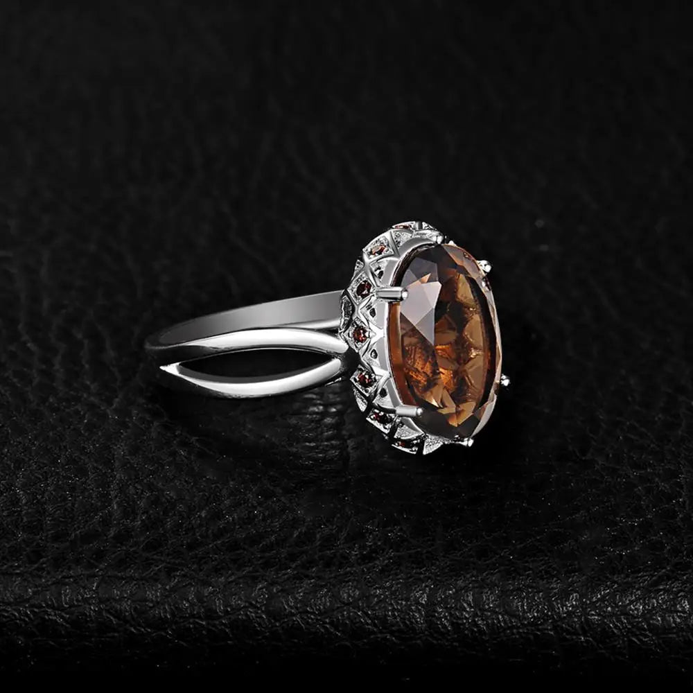 AVERLLA™ Majestic Smoky Quartz Cocktail Ring