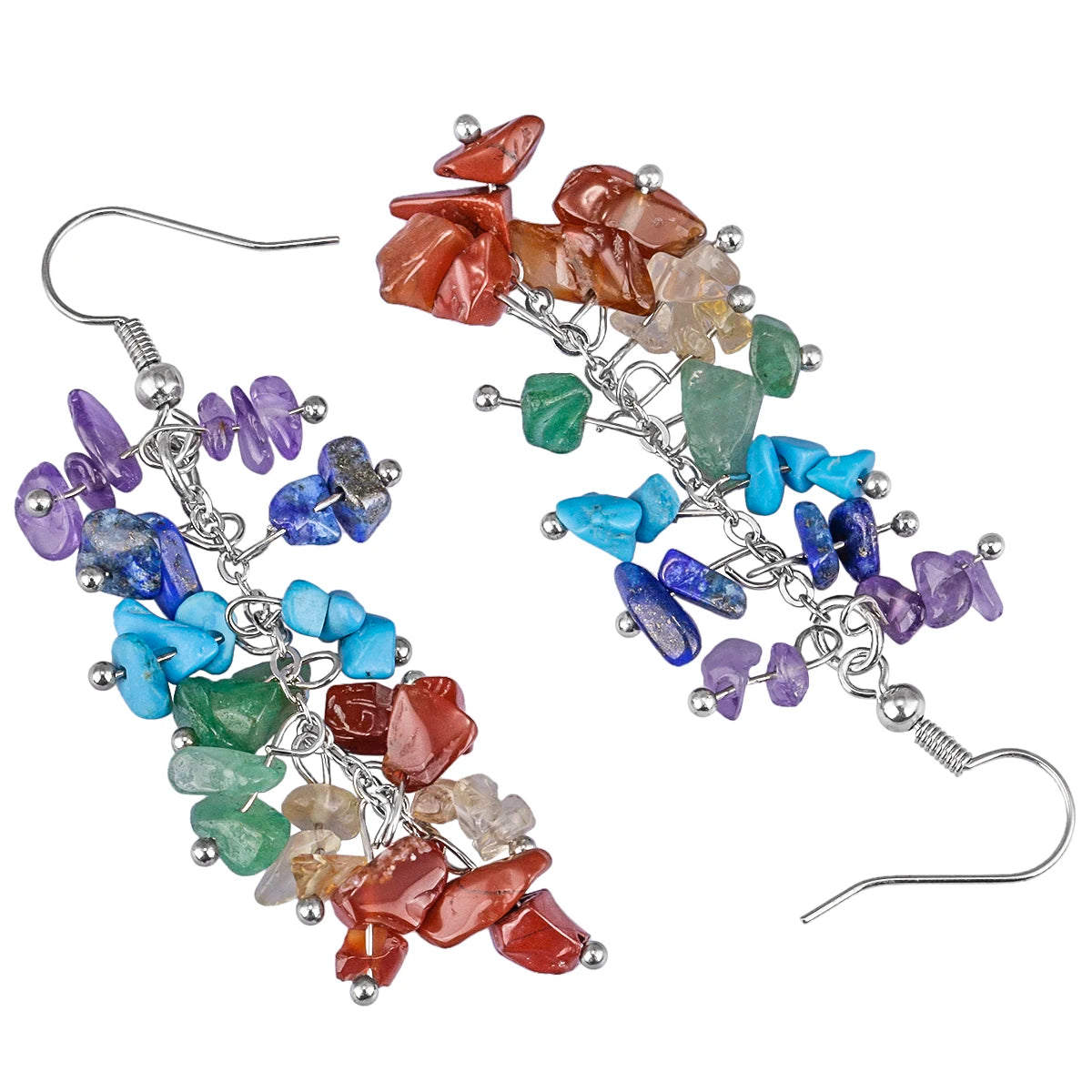 AVERLLA™ Harmonic Glow Chakra Dangle Earrings