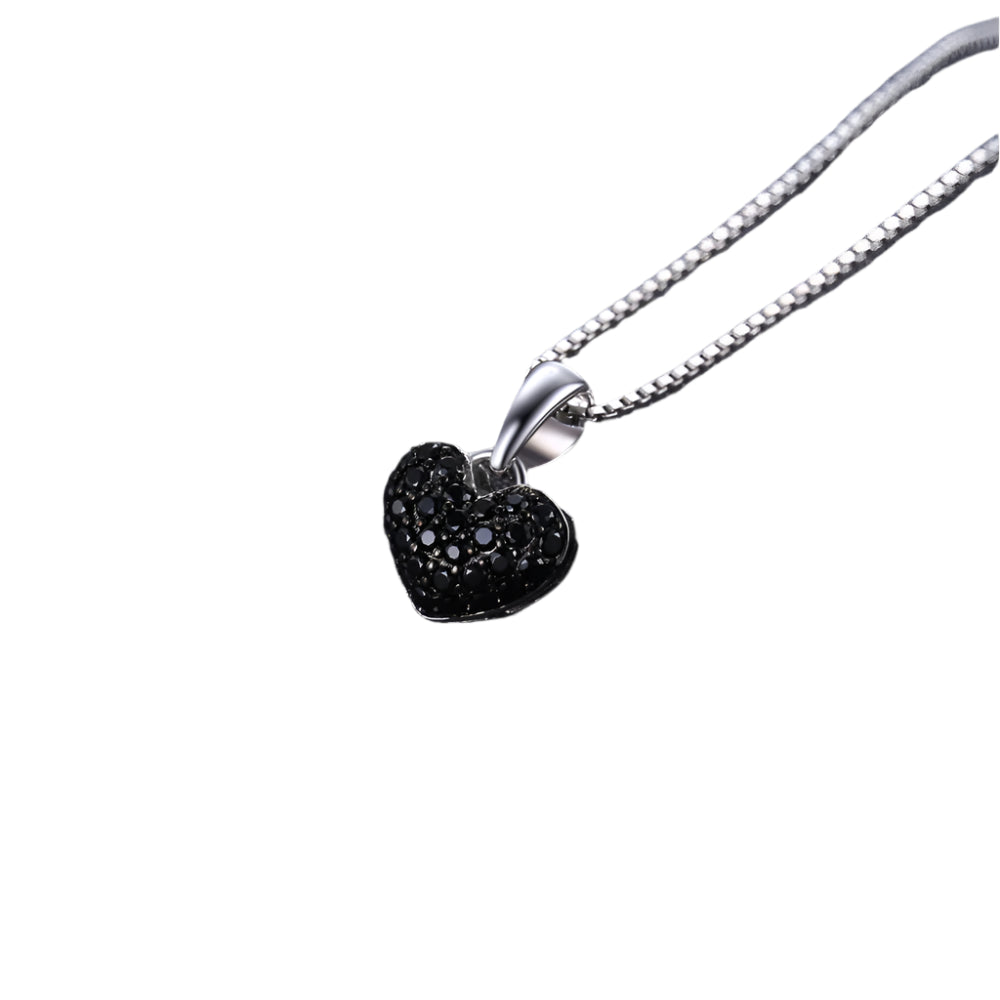 AVERLLA™ Eternal Heart Black Spinel Pendant