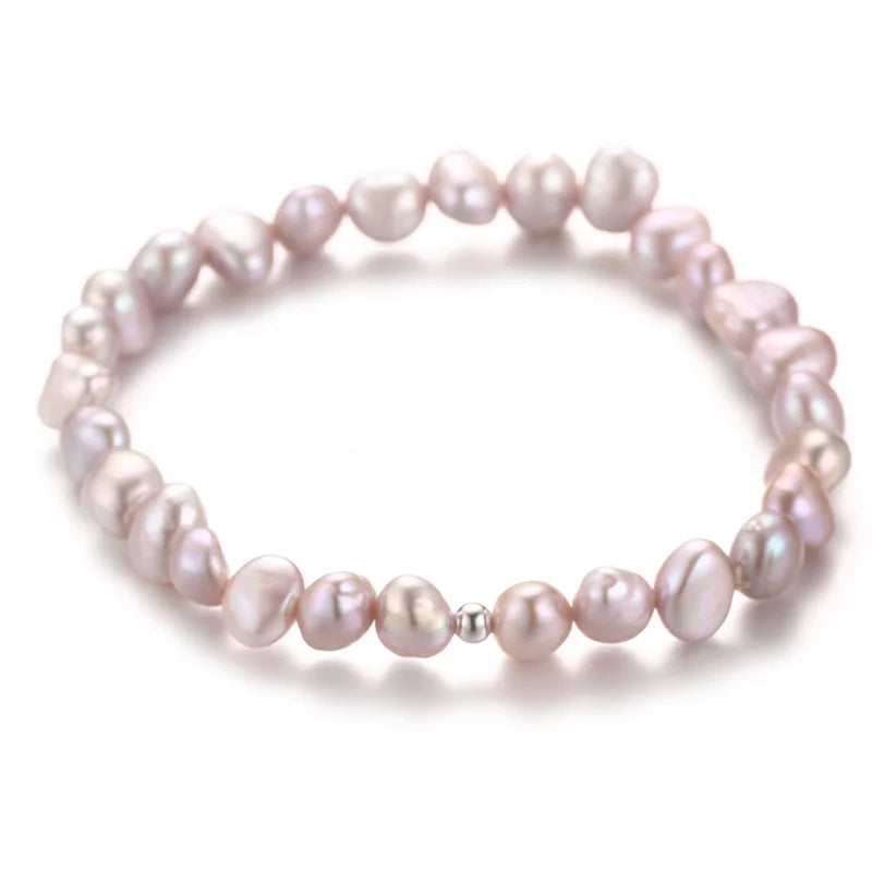 AVERLLA™ Baroque Pearl & Silver Bracelet