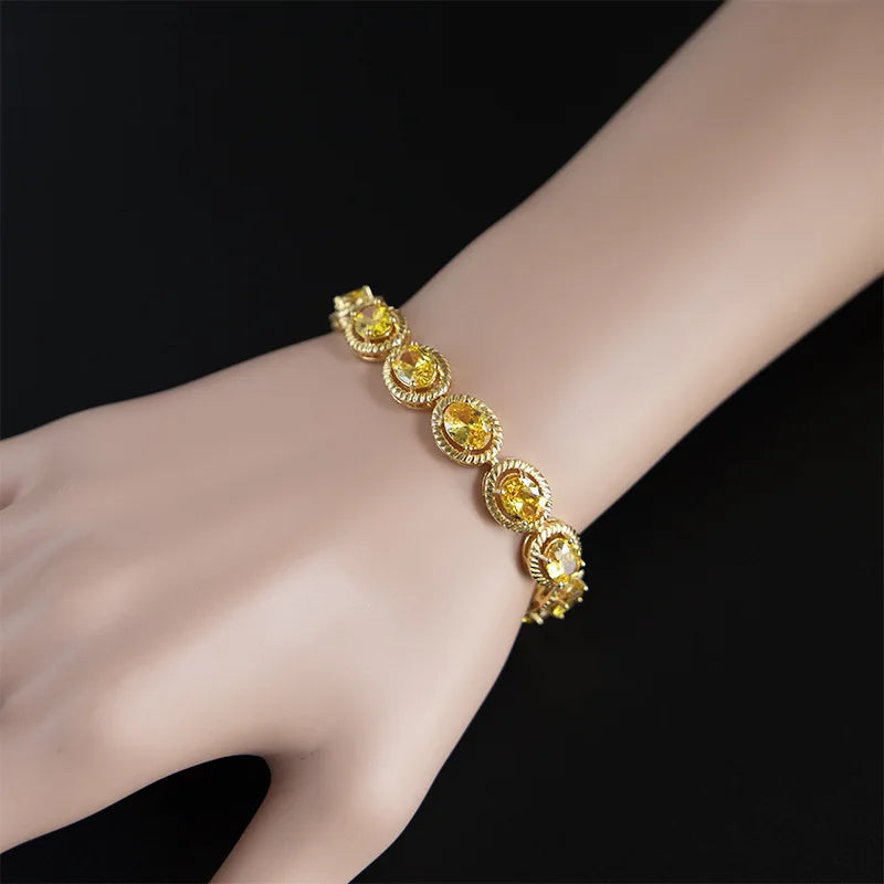 AVERLLA™ Citrine Silver Bracelet