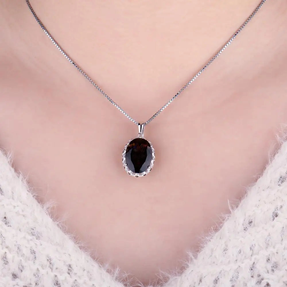 AVERLLA™ Elegant Smoky Quartz Pendant Necklace