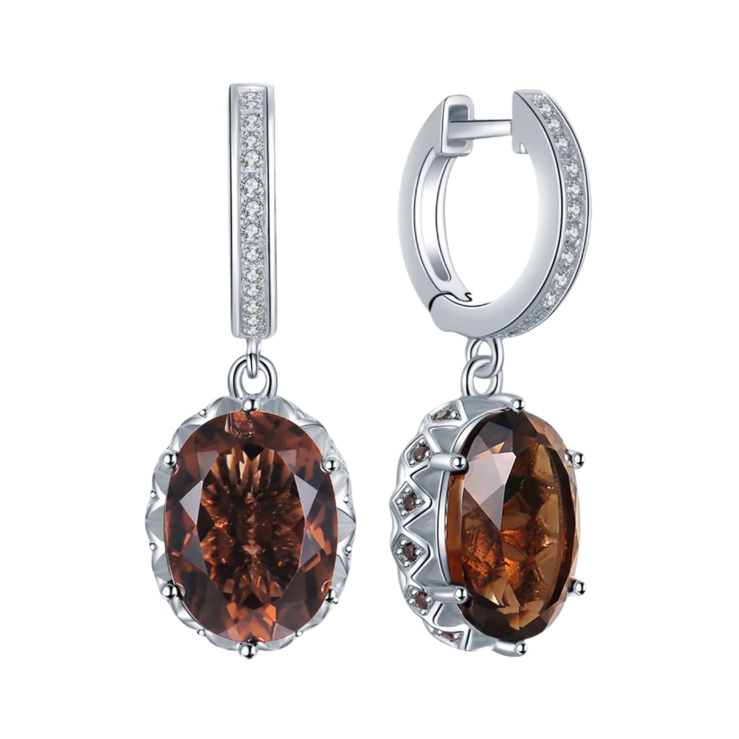 AVERLLA™ Dazzling Smoky Quartz Drop Earrings