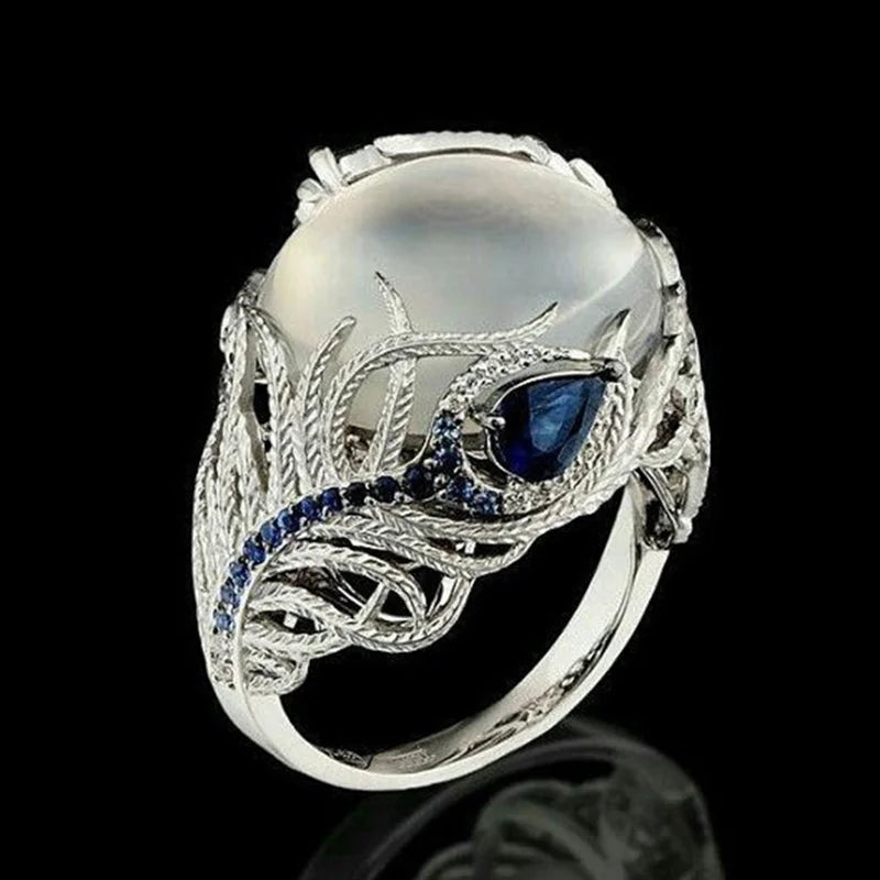 AVERLLA™ Opal Radiance Sterling Silver Ring