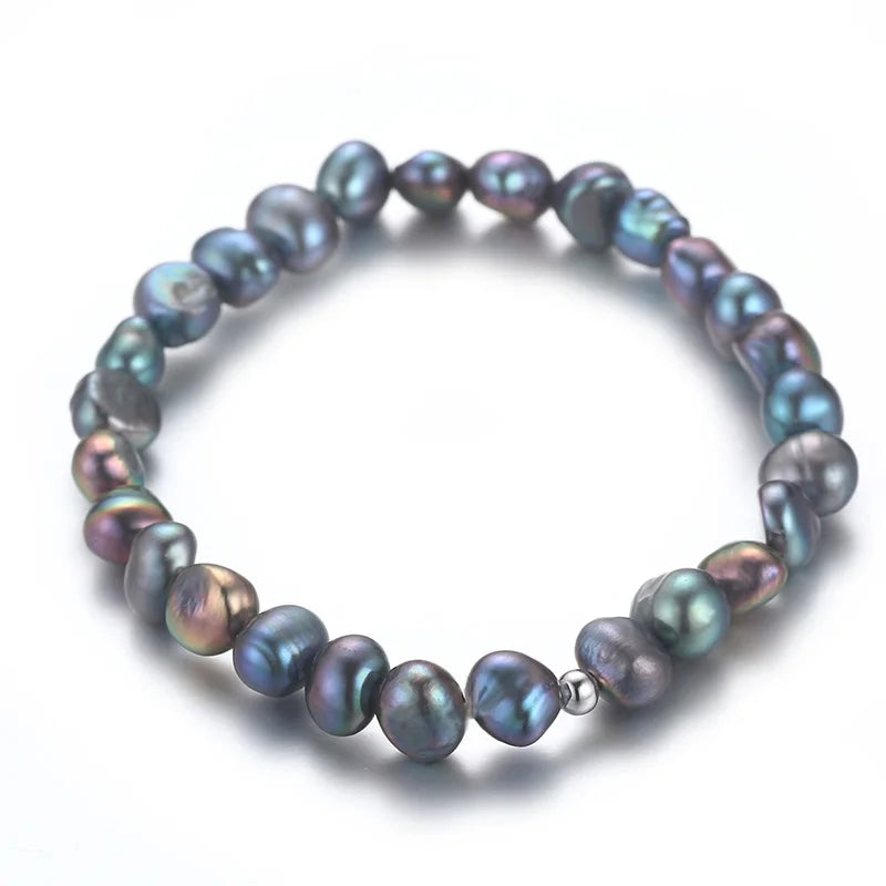 AVERLLA™ Baroque Pearl & Silver Bracelet