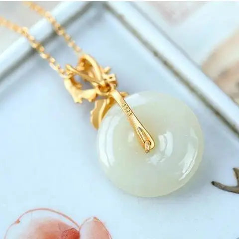 AVERLLA™ Hetian Jade Koi Pendant Necklace