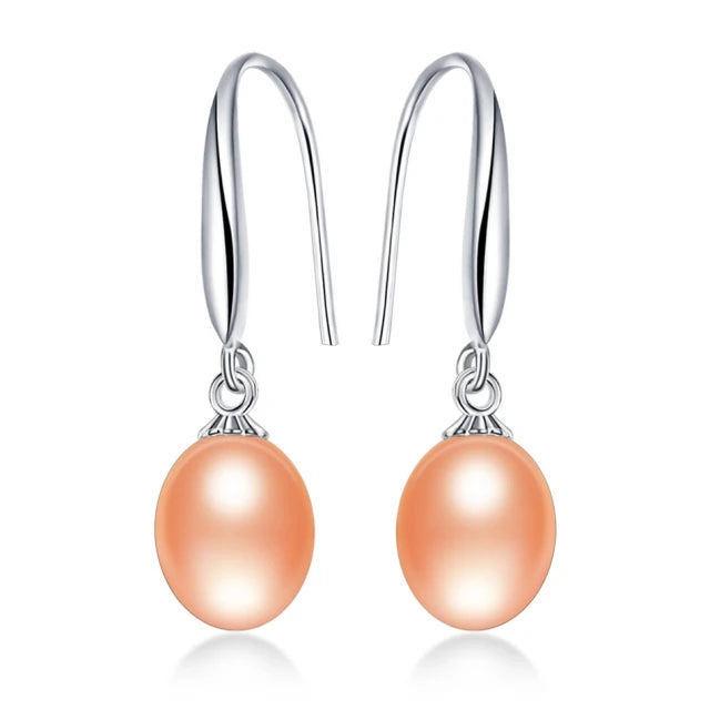 AVERLLA™ Water Drop Pearl Silver Earrings