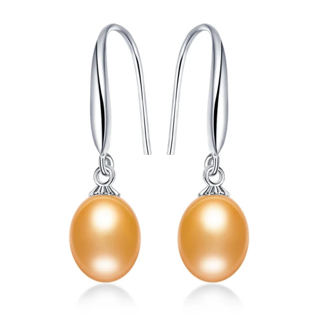 AVERLLA™ Water Drop Pearl Silver Earrings