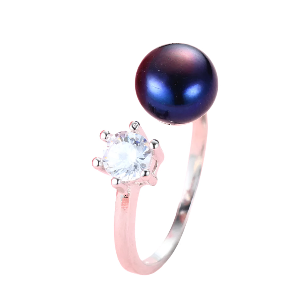 AVERLLA™ Elegant Natural Pearl Wedding Ring