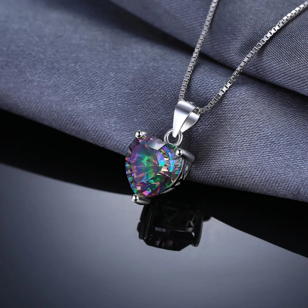 AVERLLA™ Radiant Heart Mystic Quartz Pendant Necklace