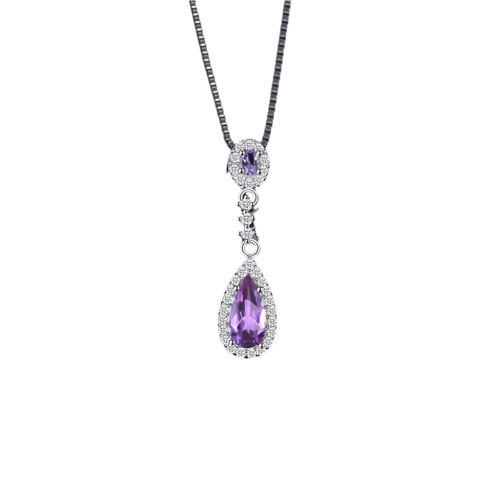 AVERLLA™ 2ct Created Alexandrite Sapphire Silver Pendant