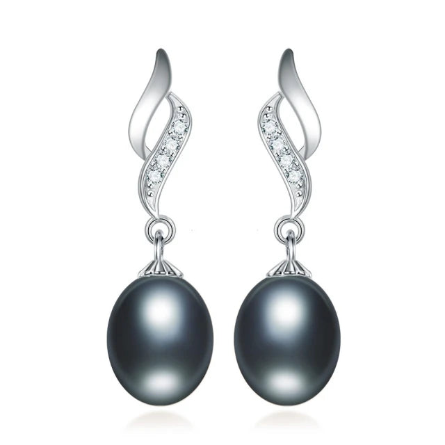 AVERLLA™ Luxe Natural Pearl Long Drop Earrings