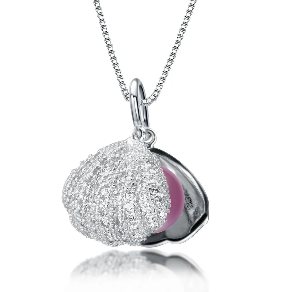 AVERLLA™ Casual Pearl Zircon Pendant Necklace