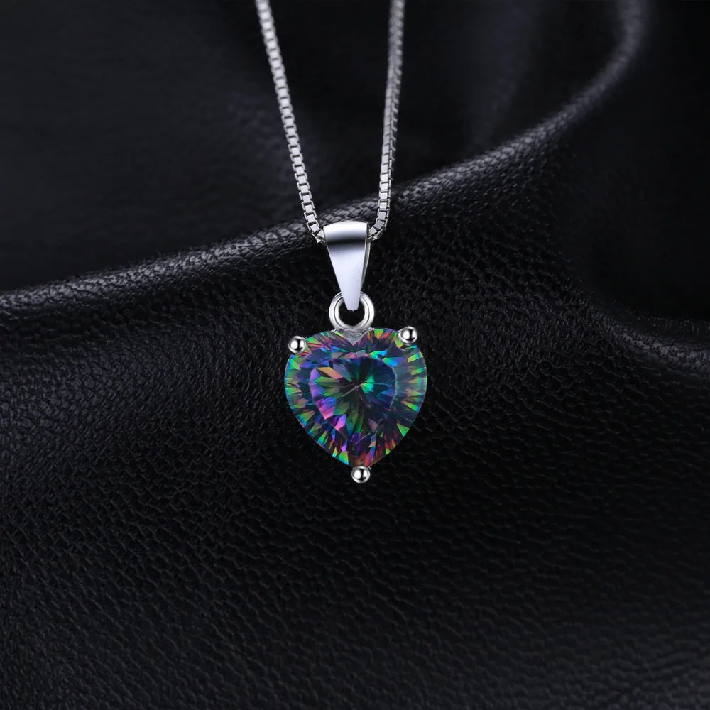 AVERLLA™ Radiant Heart Mystic Quartz Pendant Necklace