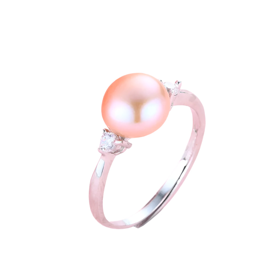 AVERLLA™ Freshwater Pearl Engagement Ring