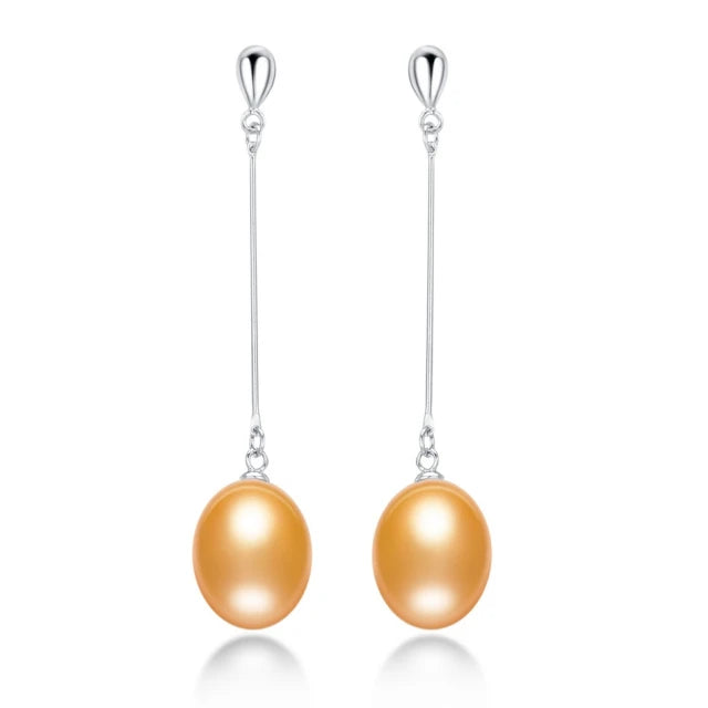 AVERLLA™ 100% Natural Freshwater Pearl Water Drop Earrings