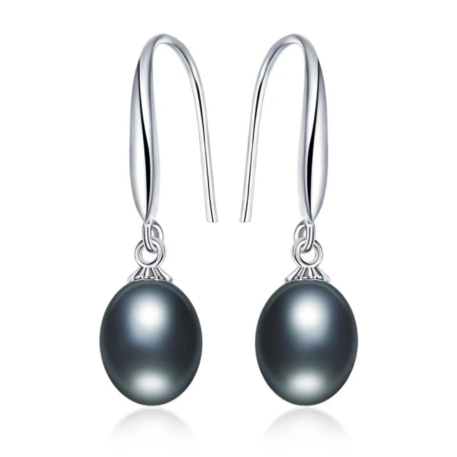 AVERLLA™ Water Drop Pearl Silver Earrings