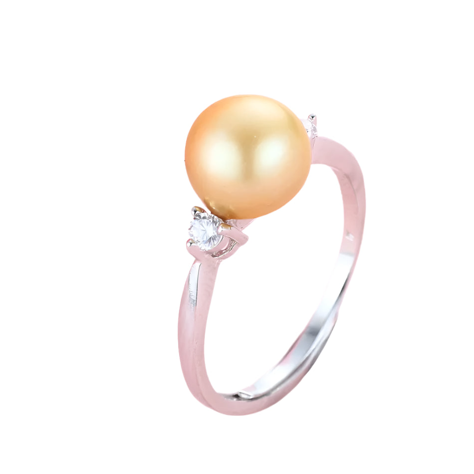 AVERLLA™ Freshwater Pearl Engagement Ring