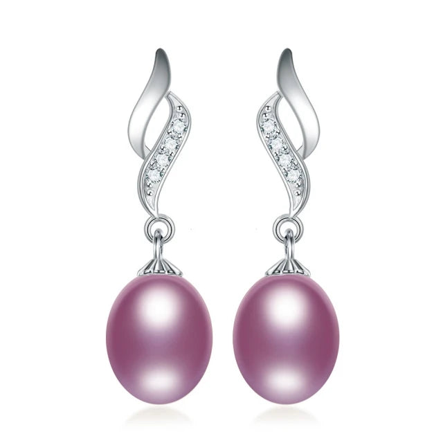 AVERLLA™ Luxe Natural Pearl Long Drop Earrings