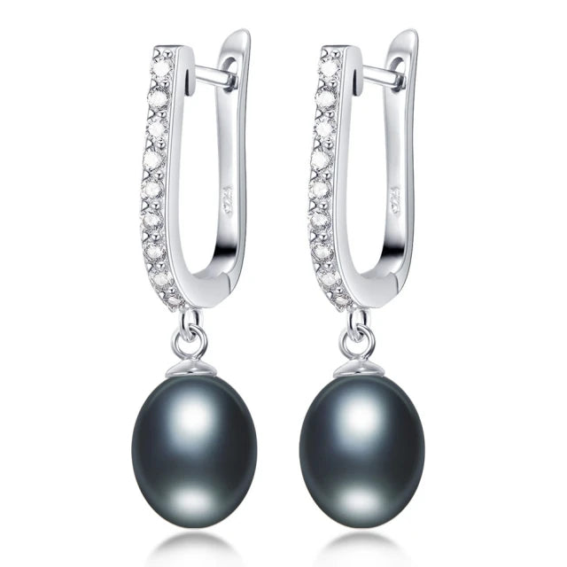 AVERLLA™ Luxe Natural Pearl Dangle Earrings in 925 Sterling Silver