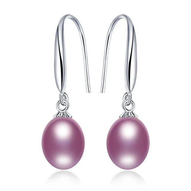 AVERLLA™ Water Drop Pearl Silver Earrings