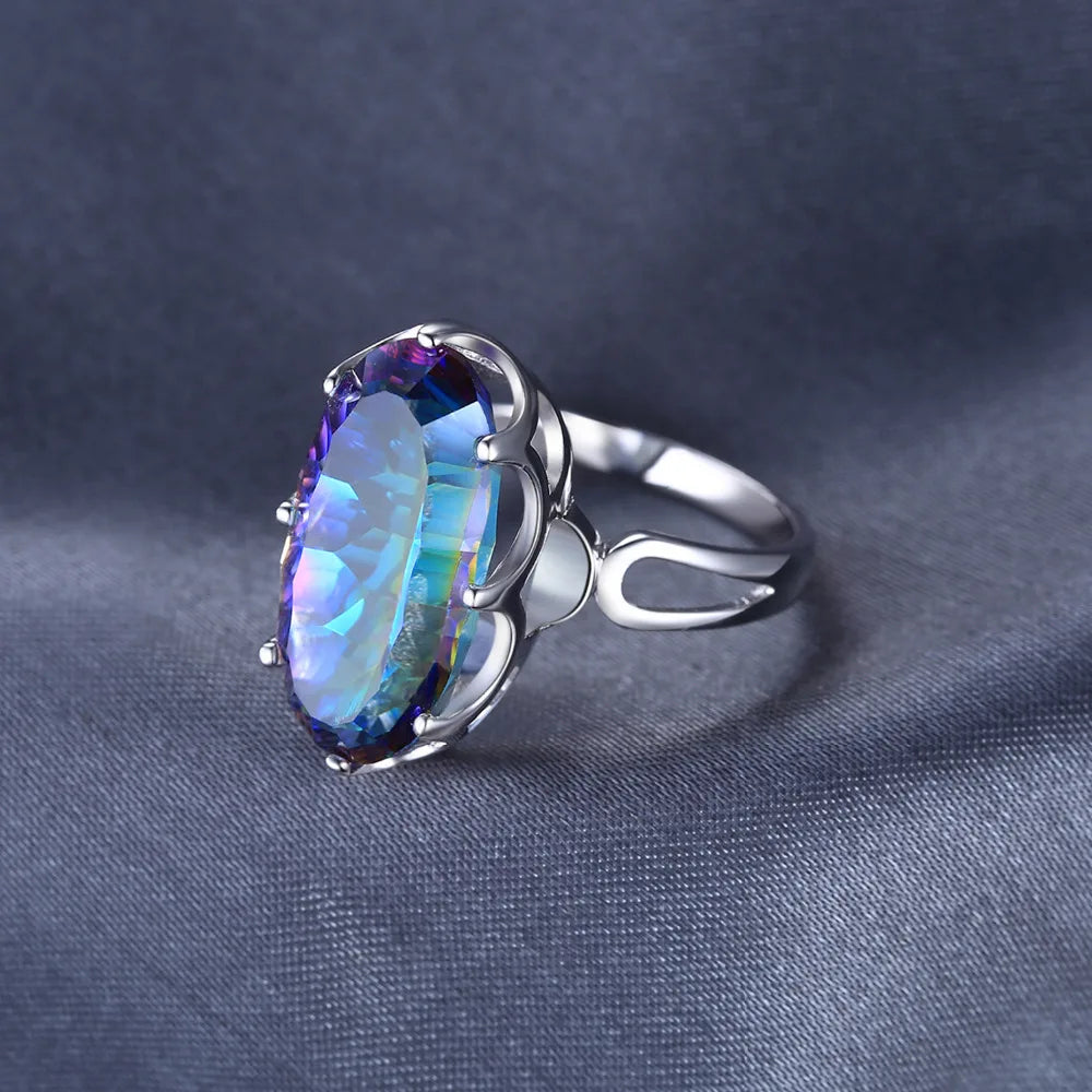 AVERLLA™ Radiant Mystic Quartz Sterling Ring