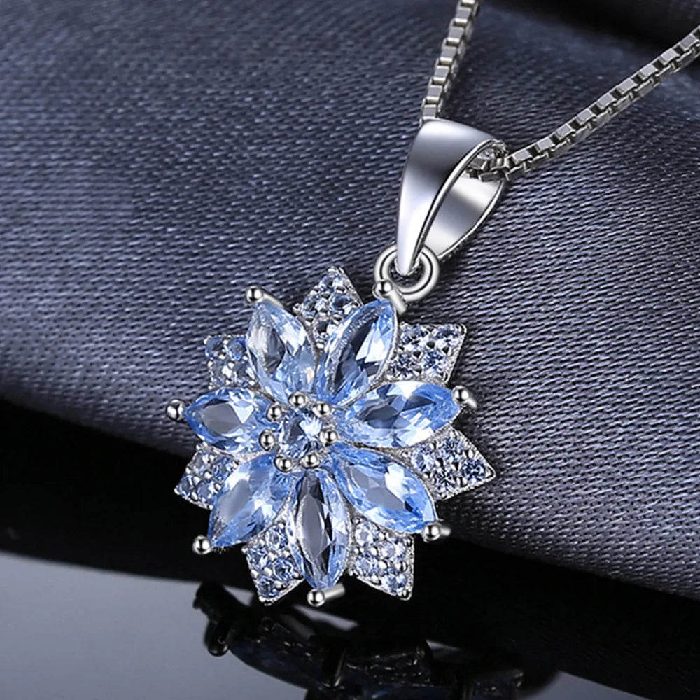 AVERLLA™ Blue Spinel Blossom Pendant