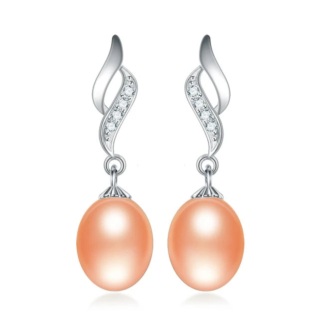 AVERLLA™ Luxe Natural Pearl Long Drop Earrings