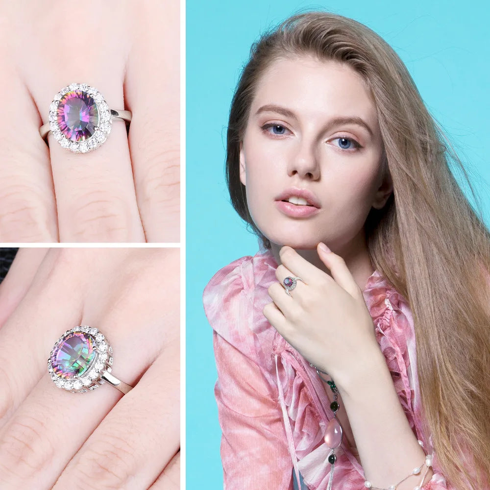 AVERLLA™ 2ct Created Alexandrite Silver Ring