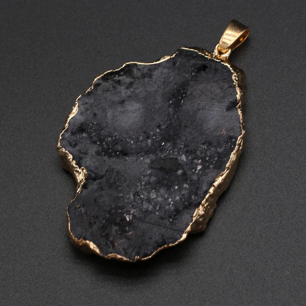 AVERLLA™ Mystic Druzy Crystal Natural Stone Pendants