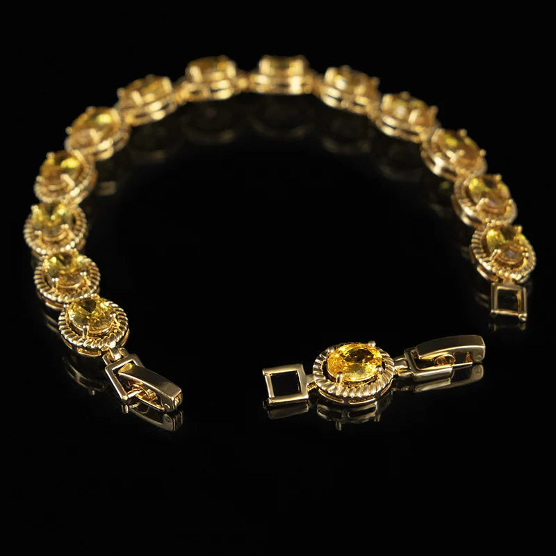 AVERLLA™ Citrine Silver Bracelet