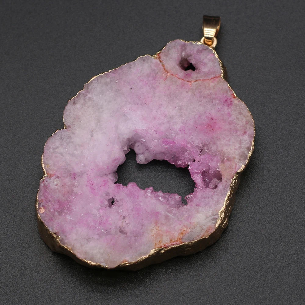 AVERLLA™ Mystic Druzy Crystal Natural Stone Pendants