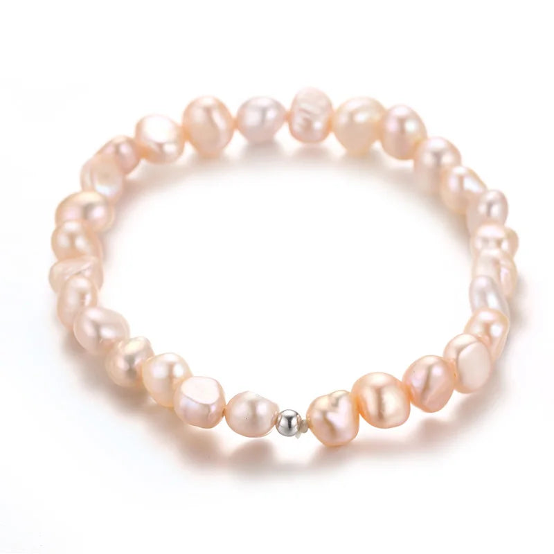 AVERLLA™ Baroque Pearl & Silver Bracelet