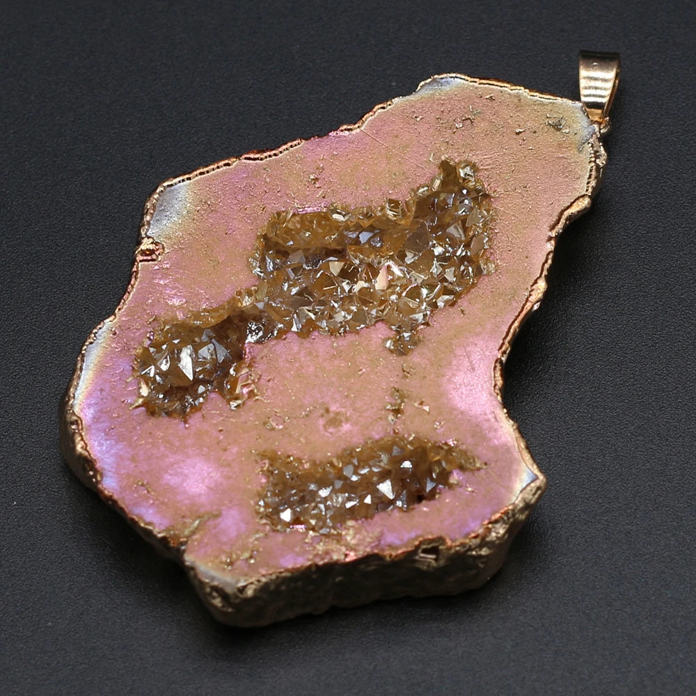 AVERLLA™ Mystic Druzy Crystal Natural Stone Pendants