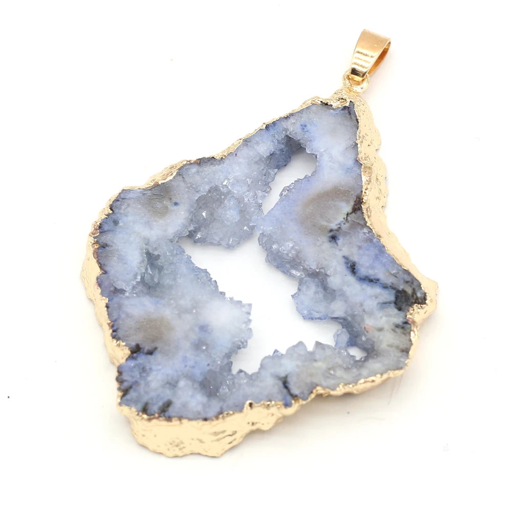 AVERLLA™ Mystic Druzy Crystal Natural Stone Pendants