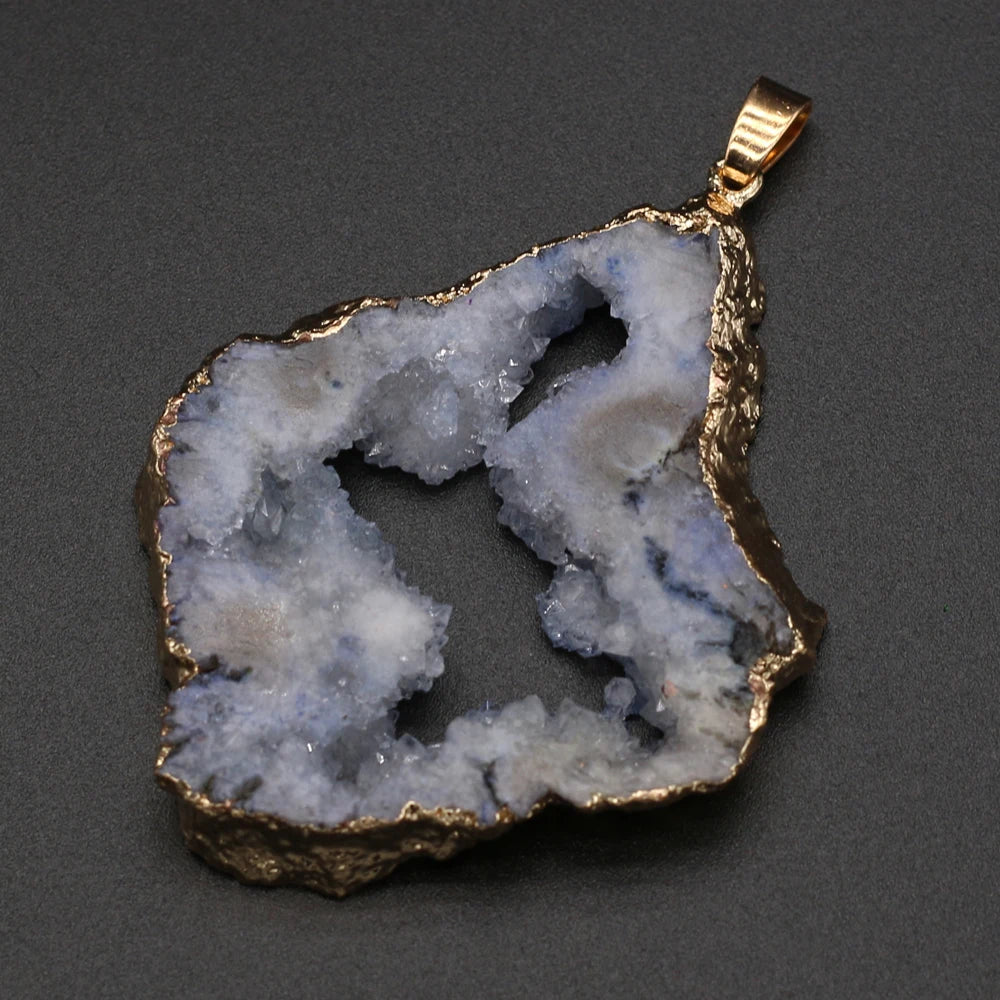 AVERLLA™ Mystic Druzy Crystal Natural Stone Pendants