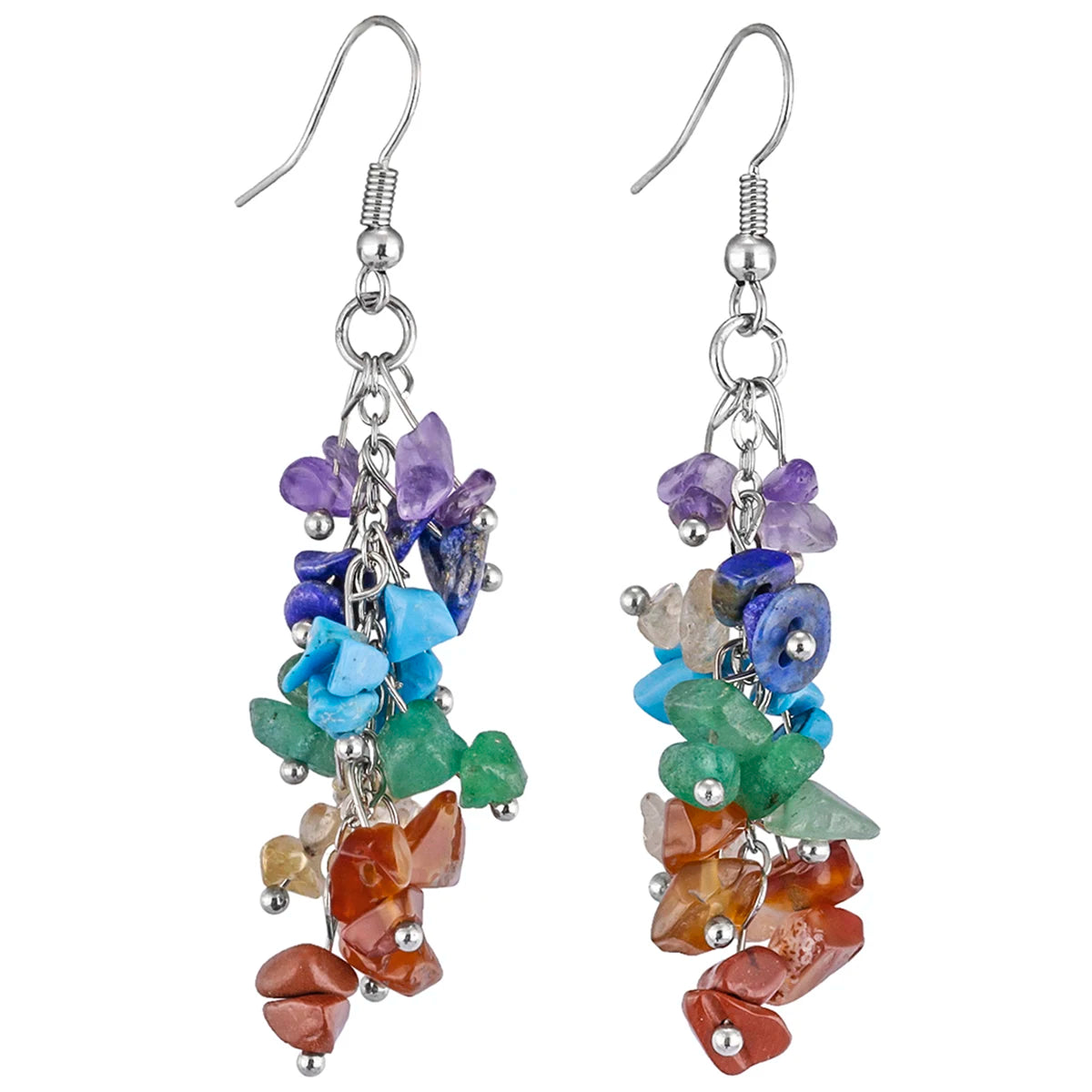 AVERLLA™ Harmonic Glow Chakra Dangle Earrings