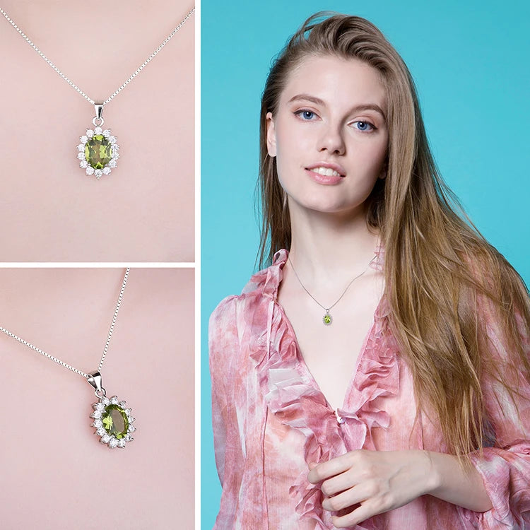 AVERLLA™ Created Alexandrite Sapphire & Multi-Gemstone Silver Pendant Necklace