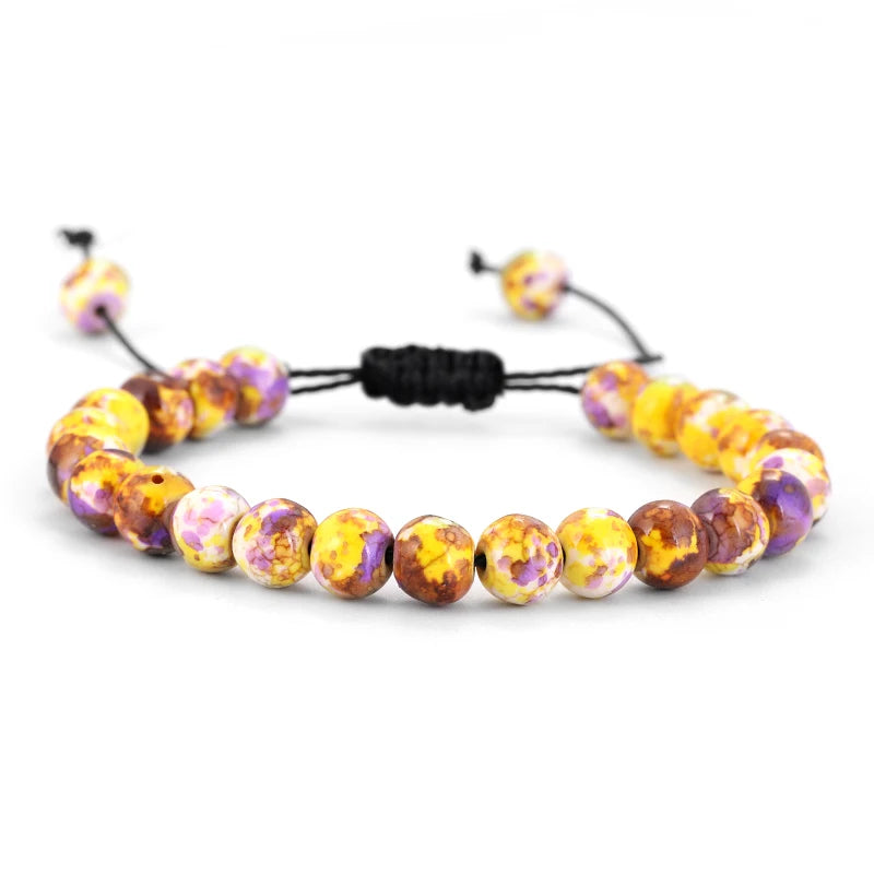 AVERLLA™ Healing Lava Stone & Tiger Eye Beads Adjustable Bracelet