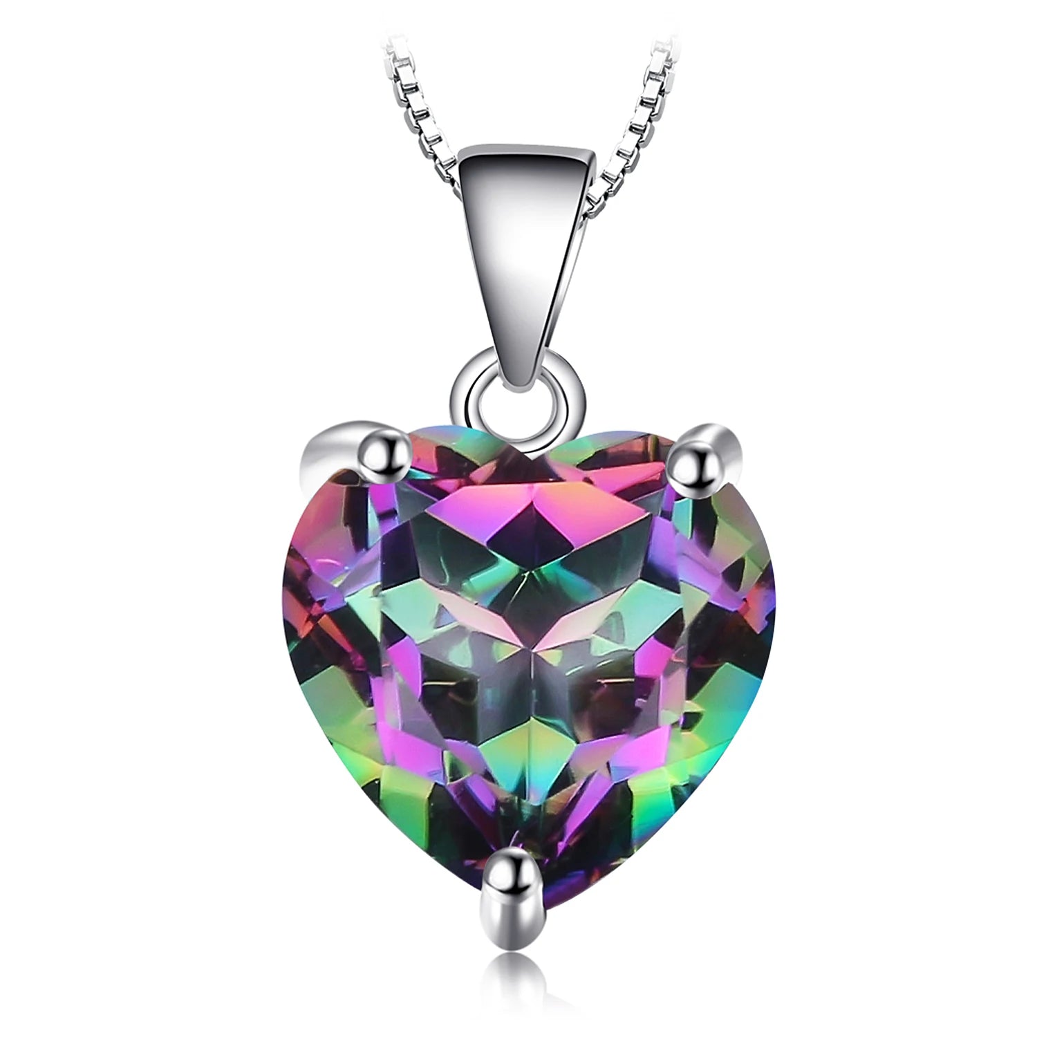 AVERLLA™ Radiant Heart Mystic Quartz Pendant Necklace