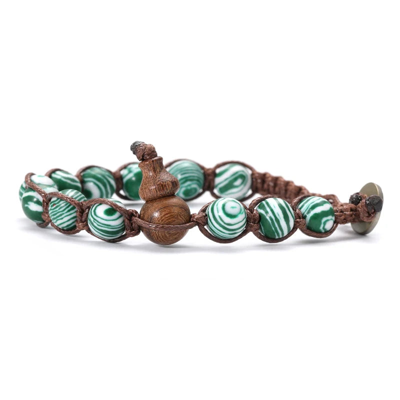 AVERLLA™ Serenity Ruyi Gourd Natural Stone Meditation Bracelet