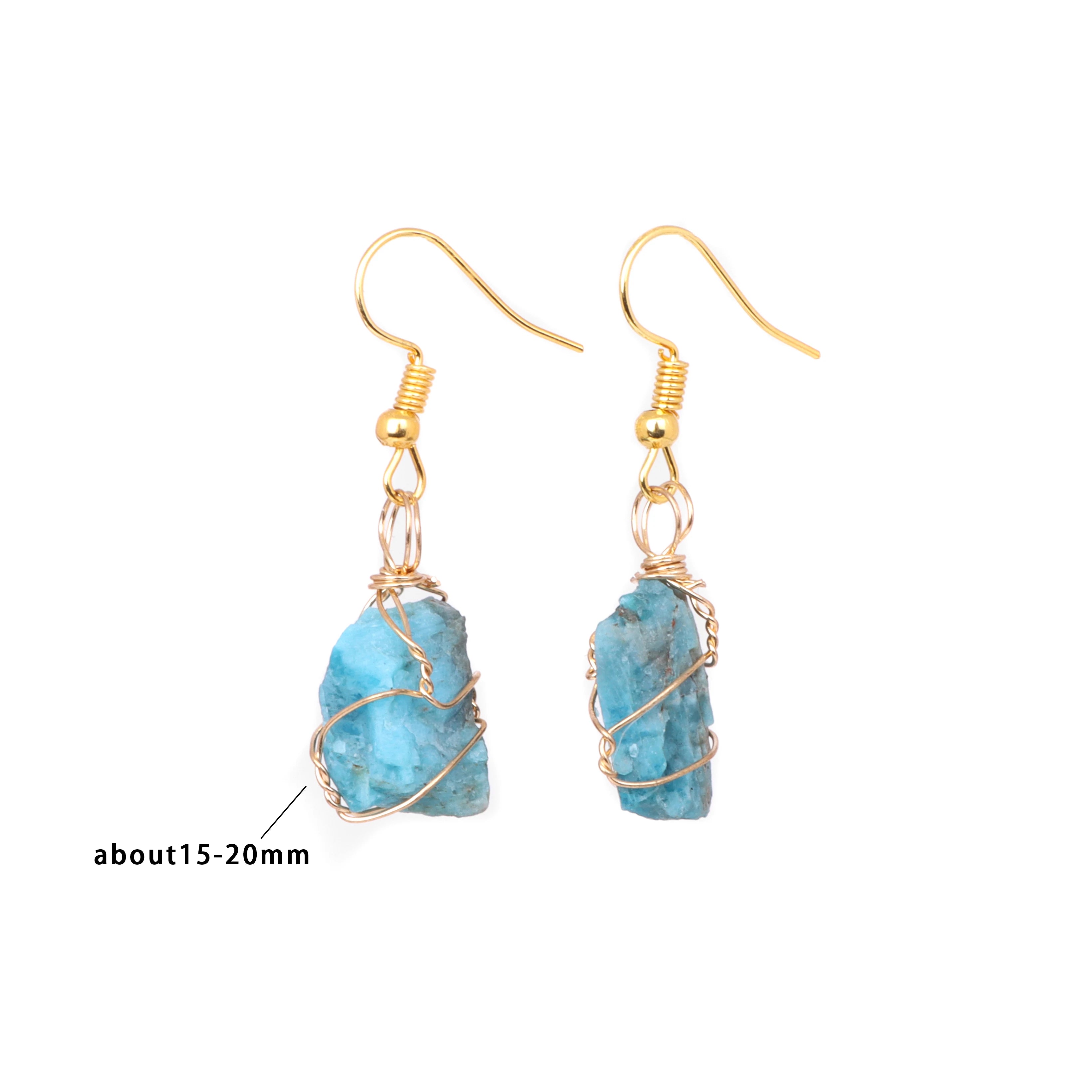 AVERLLA™ Stone Rock Crystal Wrap Earrings Natural