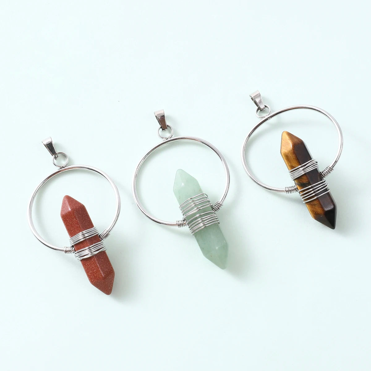 AVERLLA™ Multi-Color Bullet Healing Pendants (5pcs Set)