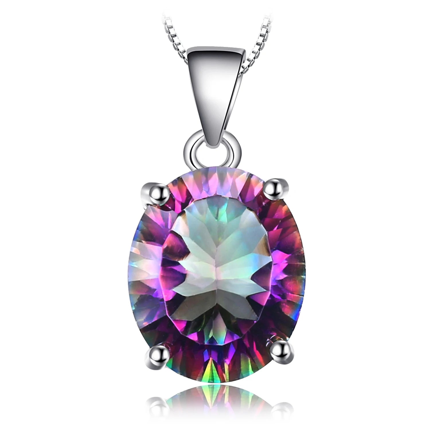 AVERLLA™ Radiant Heart Mystic Quartz Pendant Necklace