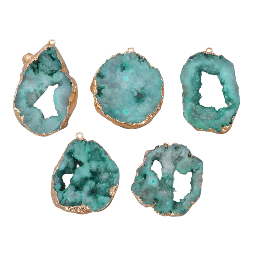 AVERLLA™ Irregular Geode Slice Pendants