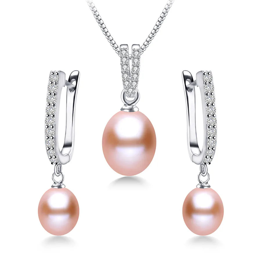 AVERLLA™ Horseshoe Grace Pearl Jewelry Set